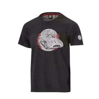 Mercedes-Benz Mercedes Benz T Shirts Men's Black Crew Neck Moderate