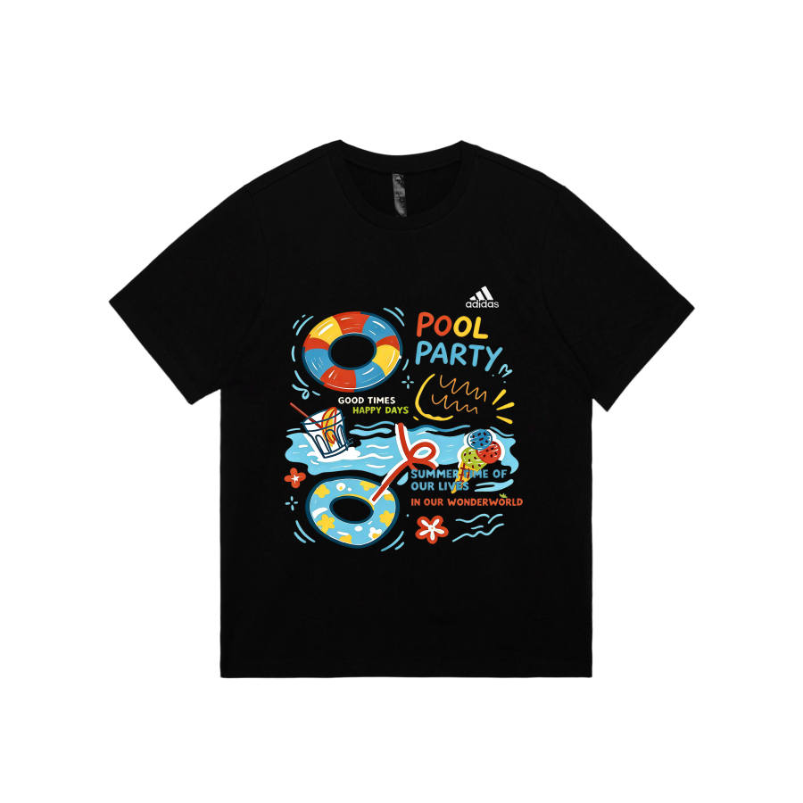 Adidas Adidas MUST HAVES T Shirts Unisex Black Crew Neck Moderate