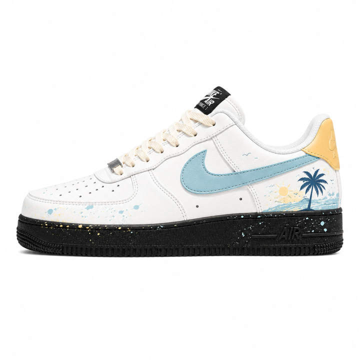 Nike Nike Air Force 1 Skateboard Shoes Unisex Low Top Black/White