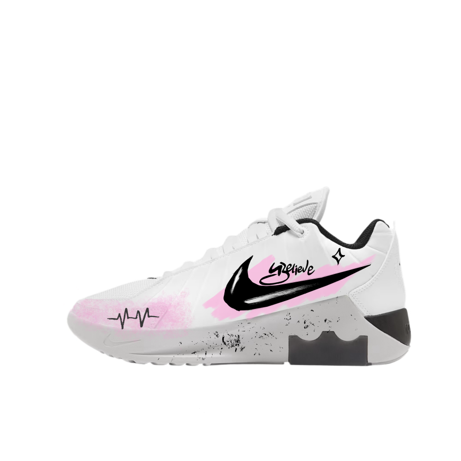 Nike Nike LEBRON WITNESS IX Basketball Shoes Men's Mid Top White Black Gray Colorway