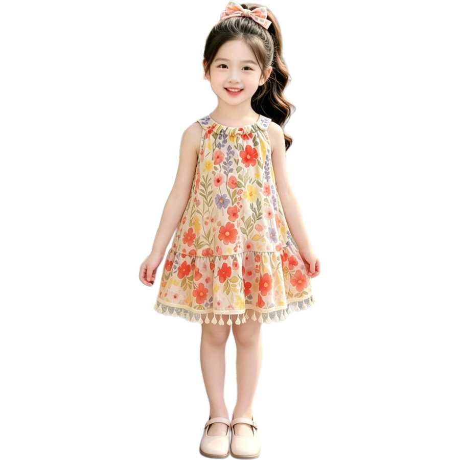 Disney Pre School Dresses Halter Thin Short Skirt Non Stretch