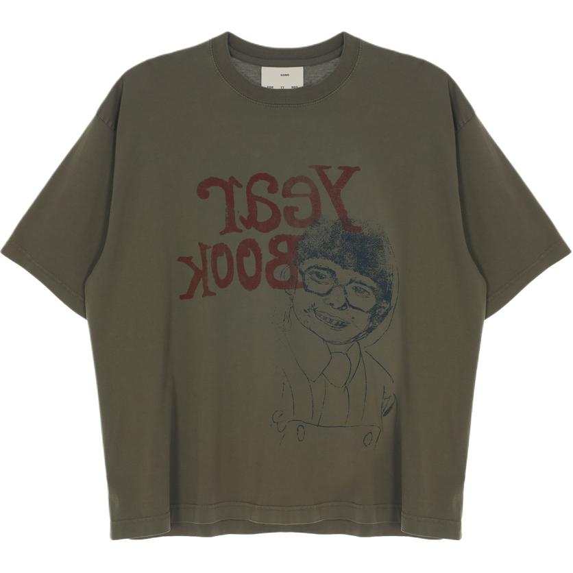 SONG FOR THE MUTE T Shirts Men's Green Crew Neck