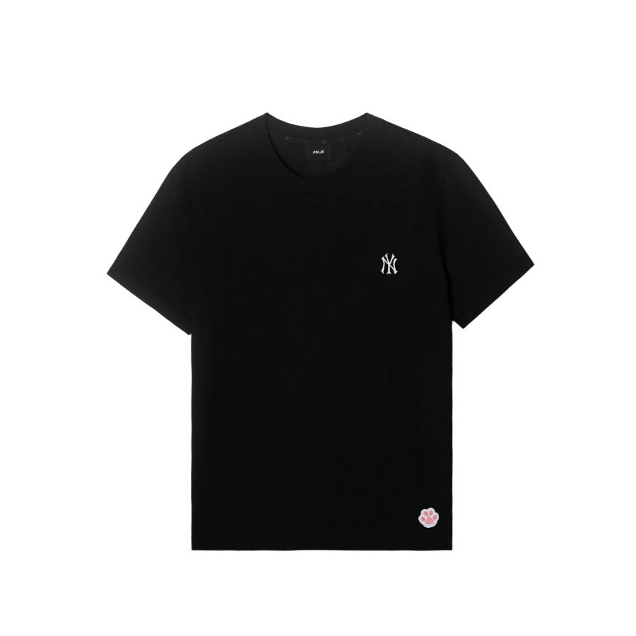 MLB T Shirts Unisex New York Yankees/Black Crew Neck Moderate Straight Fit