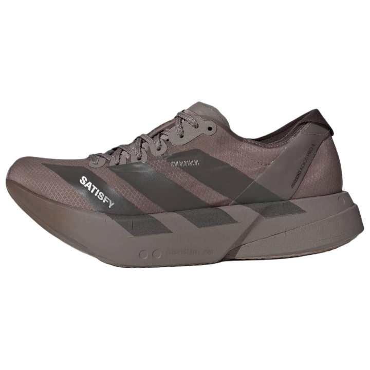 Adidas Satisfy X Adidas Adizero Adios Pro 4 Running Shoes Men's Dark Brown