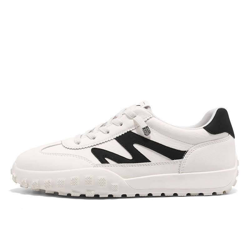 WARRIOR Skateboard Shoes Women's Low Top Beige Black, Beige Khaki