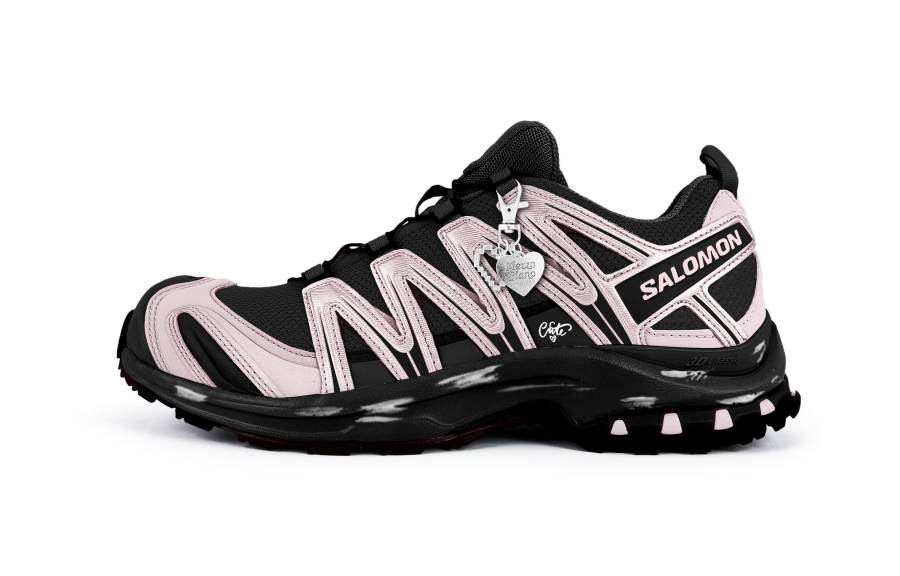 SALOMON XA PRO 3D Outdoor Shoes Unisex Low Top Black Pink
