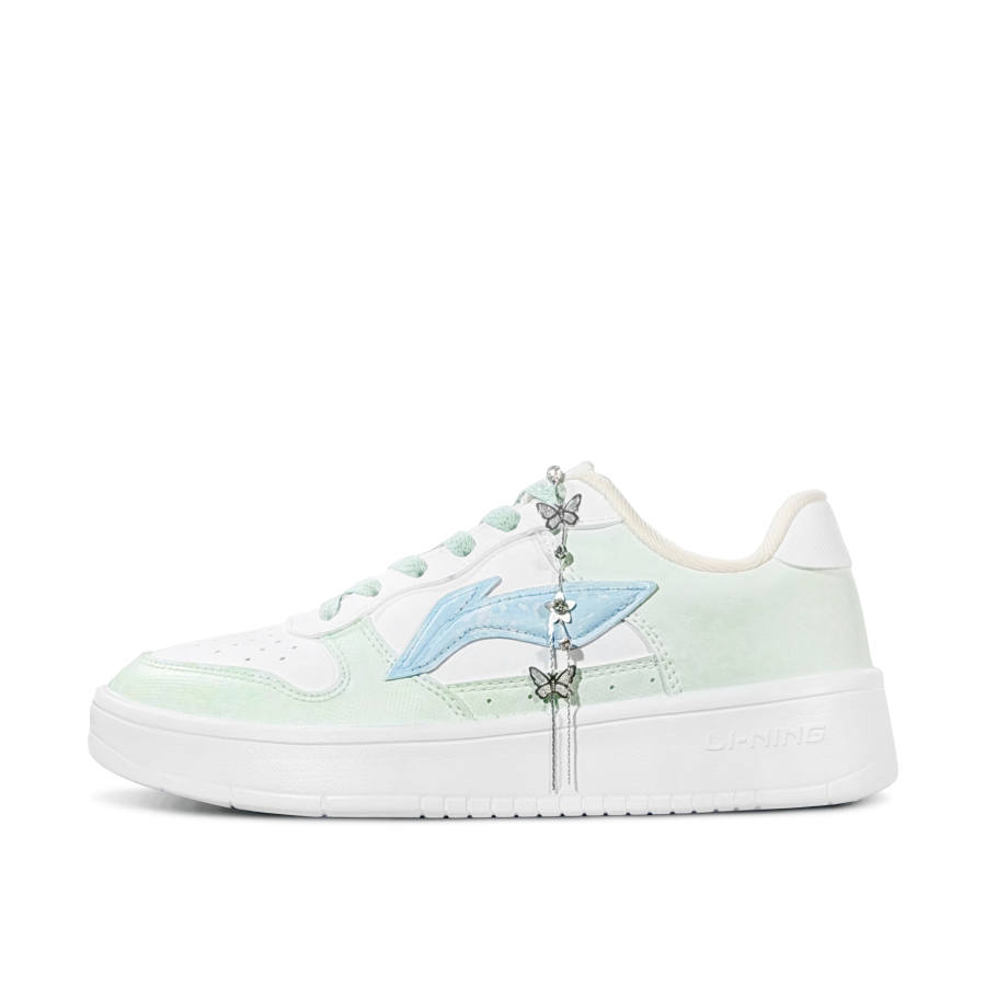 Li-Ning Li Ning Floating Boat Skateboard Shoes Women's Low Top White