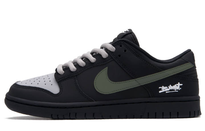 Nike Nike Dunk Skateboard Shoes Unisex Low Top Black Gray