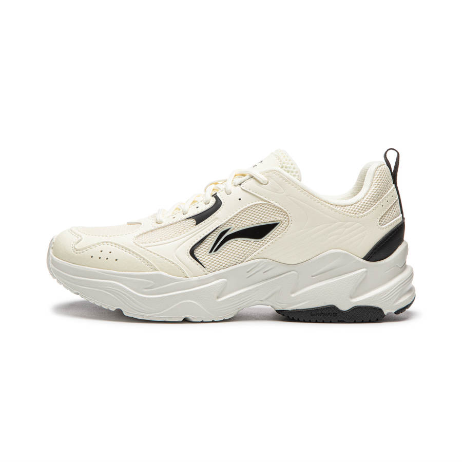 Li-Ning Li Ning Cloud Returns Casual Shoes Women's Low Top Ecru/Black