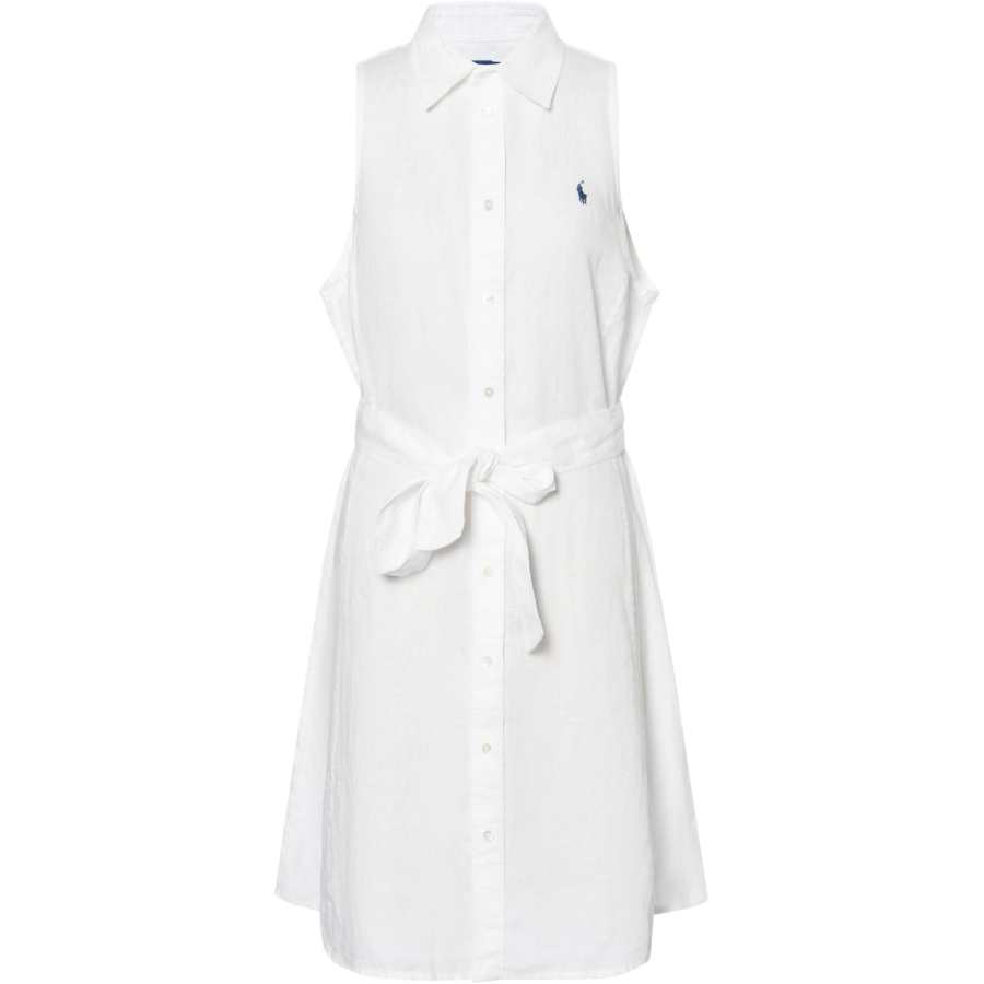 Polo Ralph Lauren SS26 Sleeveless Dress Women's White