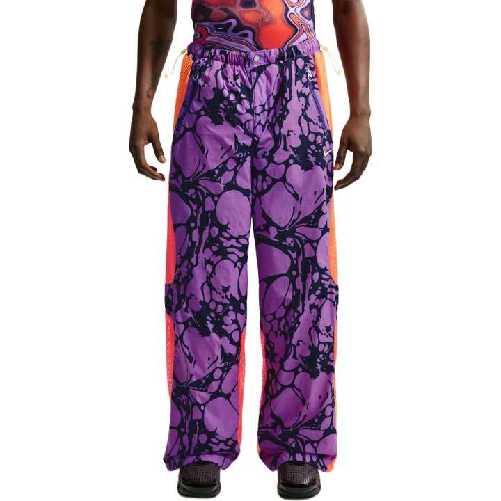 Nike Nike Casual Pants Men's Bright Purple/Full Orange/Orange Tone Moderate Straight Fit Pants