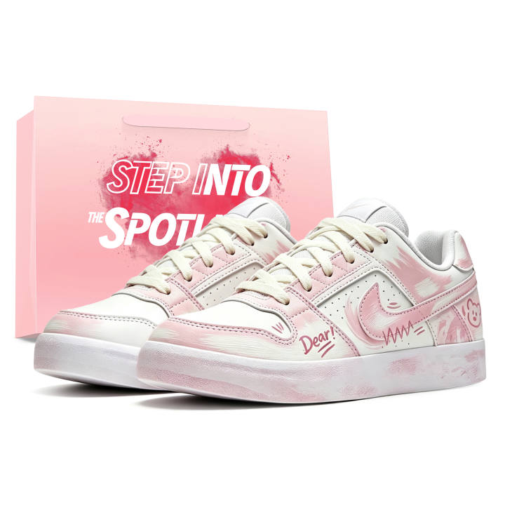 Nike Nike SB Delta Skateboard Shoes Unisex Low Top Pink/White