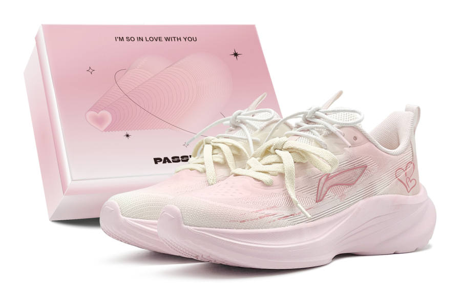 Li-Ning Li Ning Light Breeze Running Shoes Women's Low Top White