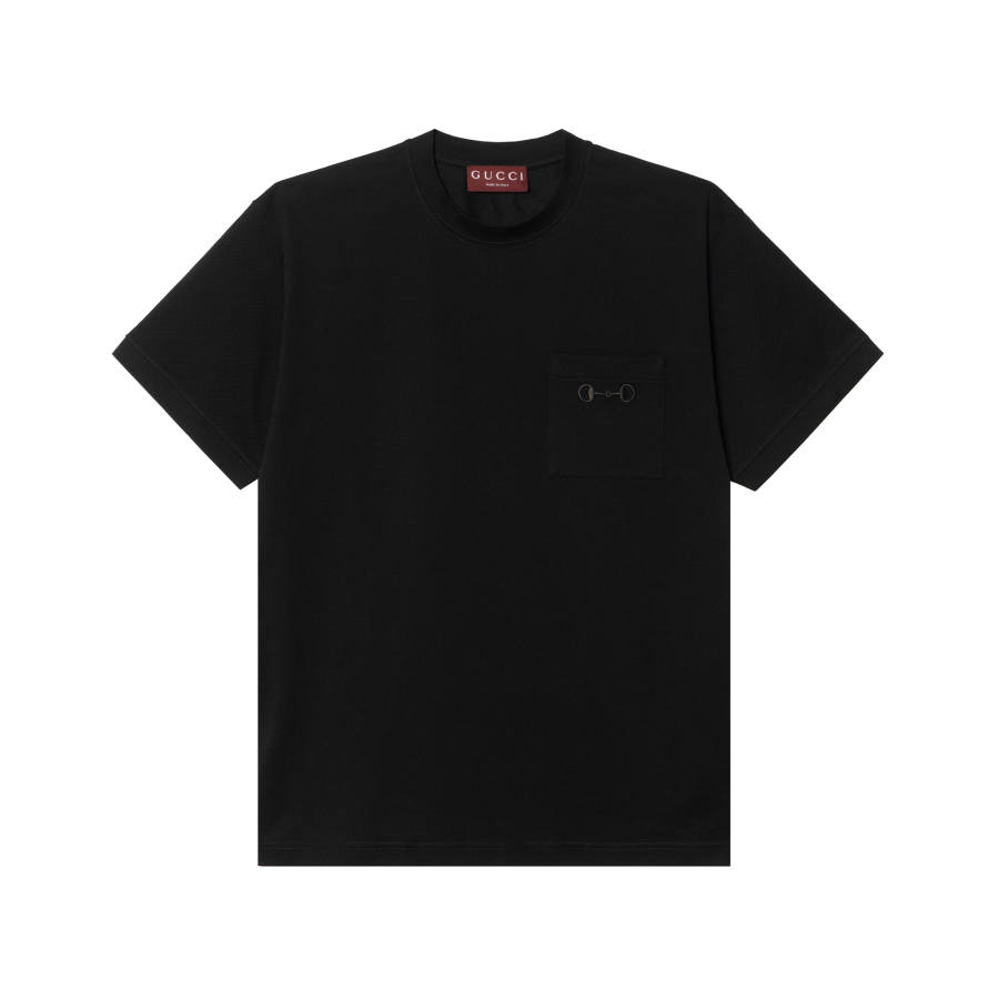 Gucci Horsebit Embroidered Crewneck T-Shirt
