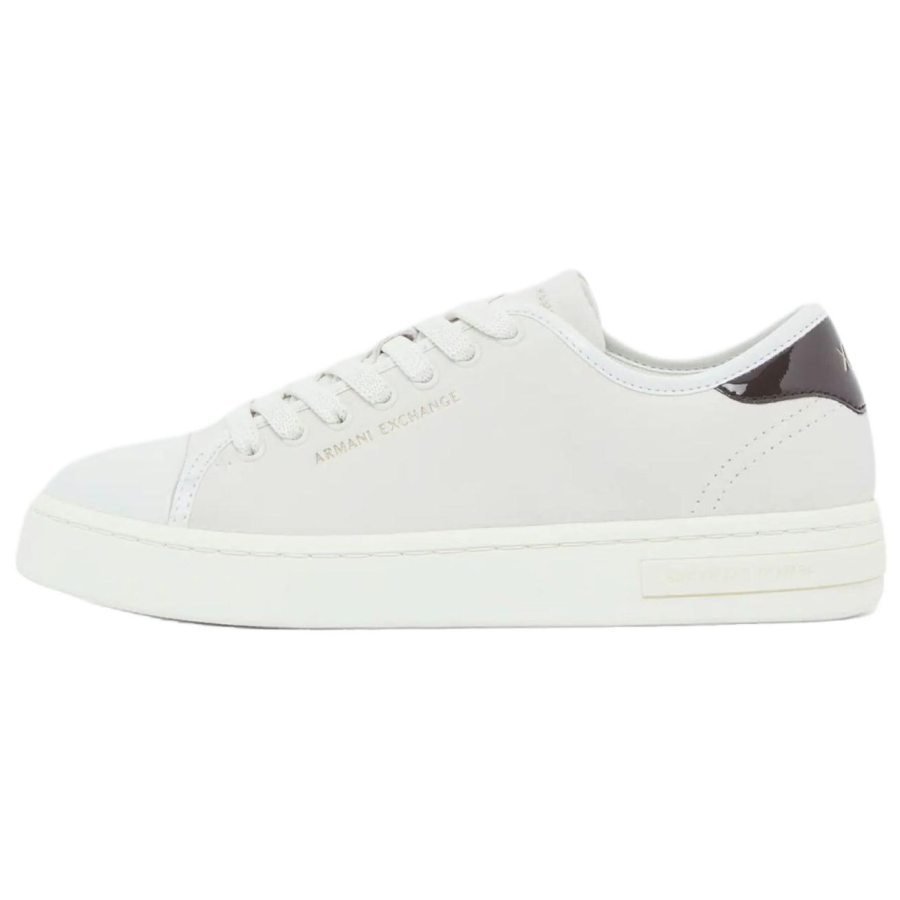 ARMANI EXCHANGE Skateboard Shoes Women's Low Top White