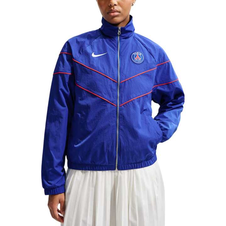 Nike Nike Paris Saint Germain Jackets Women's Old Royal Red/University Red/White Stand Collar Moderate Other