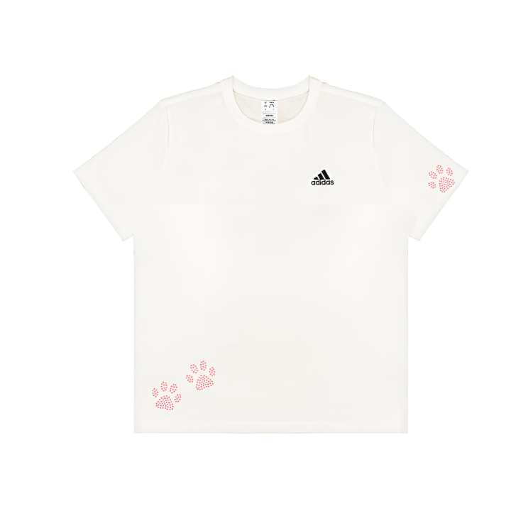 Adidas Adidas MUST HAVES T Shirts Unisex White Crew Neck Thin