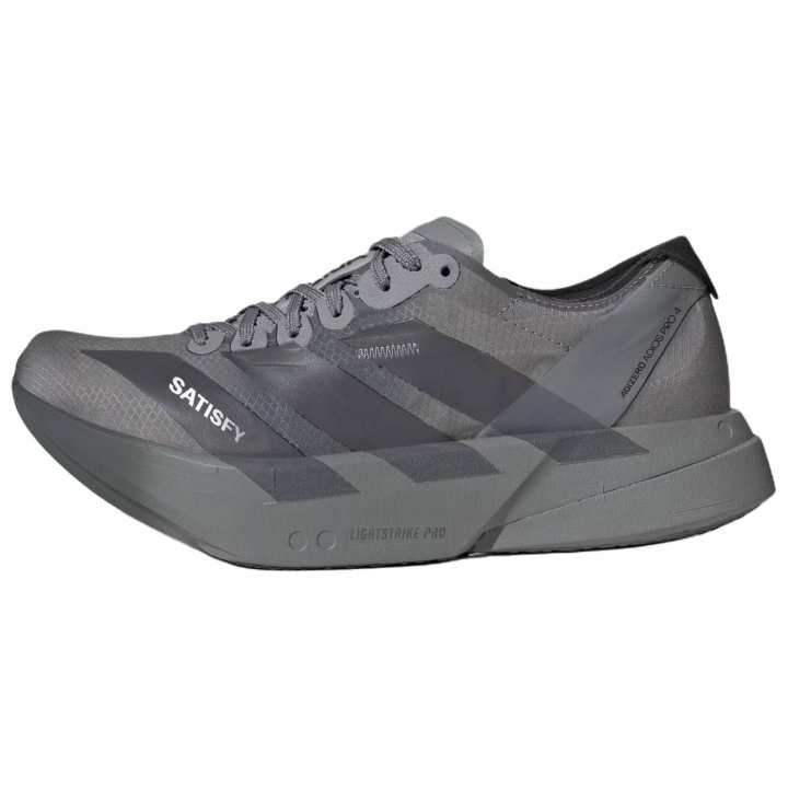 Adidas Satisfy X Adidas Adizero Adios Pro 4 Running Shoes Men's Black Gray