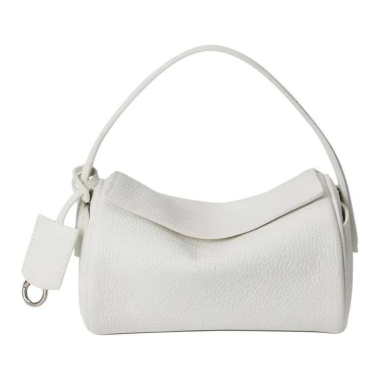 Polo Ralph Lauren Polo Play Cow Leather Shoulder Bag Women's White
