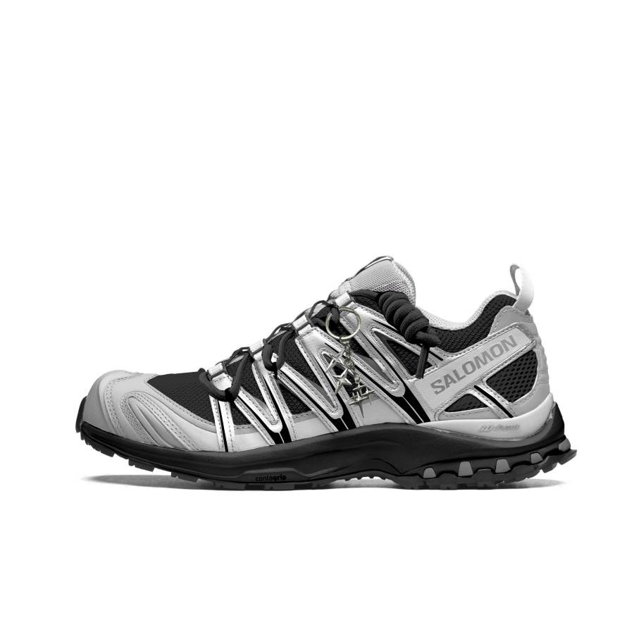 SALOMON XA PRO 3D Running Shoes Unisex Low Top Gray Black