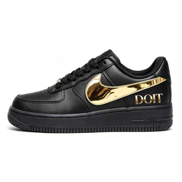 Nike Nike Skateboard Shoes Men's Low Top Gold