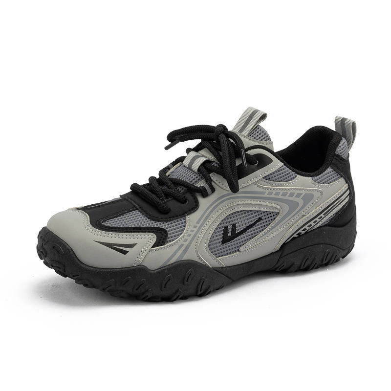 WARRIOR Casual Shoes Men's Low Top Gray Black
