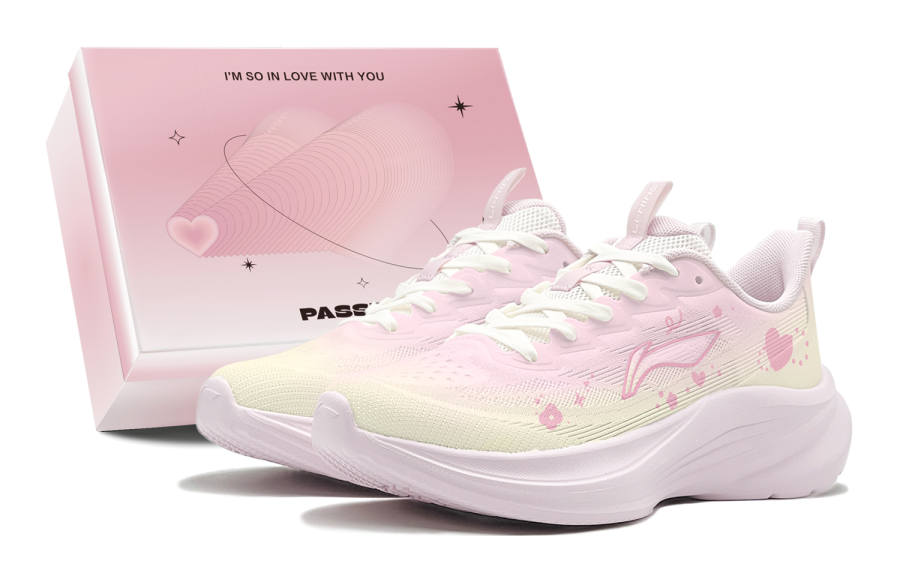 Li-Ning Li Ning Light Breeze Running Shoes Women's Low Top Pink
