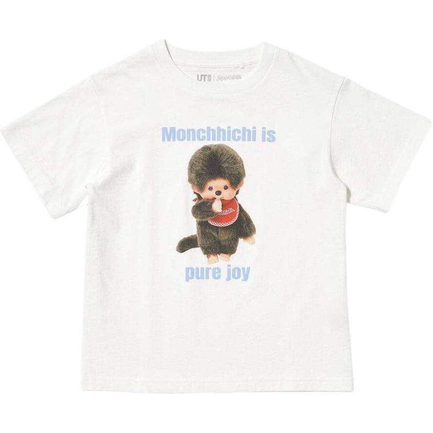 UNIQLO X Monchhichi Kids T Shirts Crew Neck Moderate