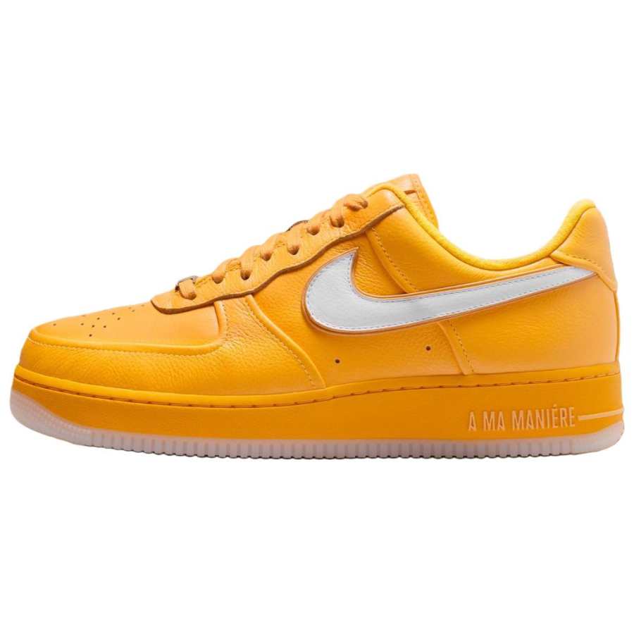 Nike Nike x Ma Maniere Air Force 1 Skateboard Shoes Unisex Yellow White
