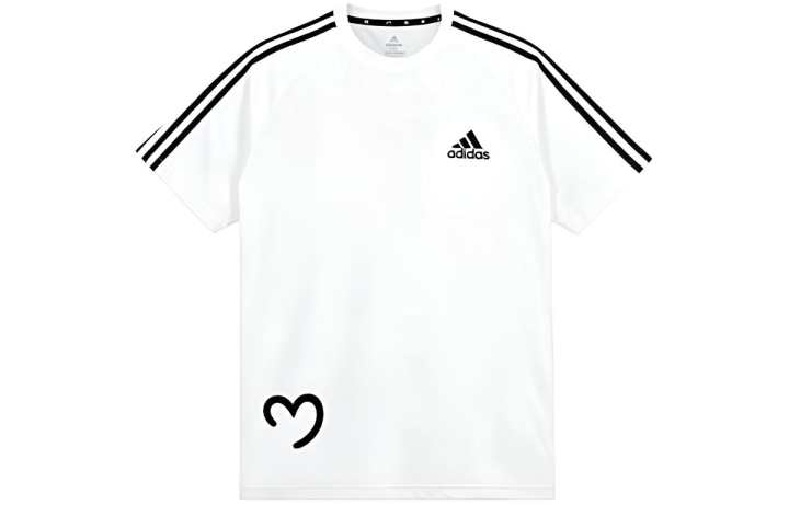 Adidas Adidas T Shirts Unisex White Crew Neck Moderate