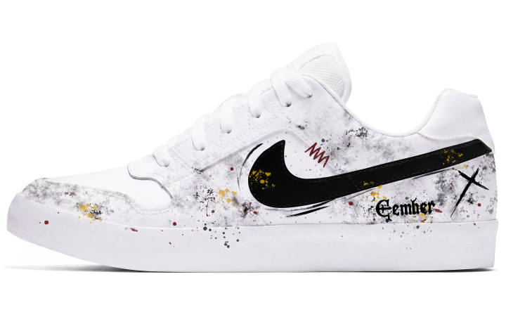 Nike Nike SB Delta Skateboard Shoes Unisex Low Top Gray/Black/Red/White/Gold
