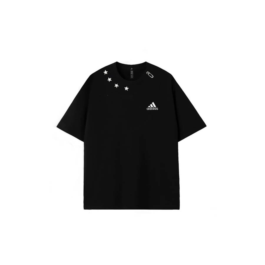 Adidas Adidas MUST HAVES T Shirts Unisex Black Crew Neck Thin Straight Fit
