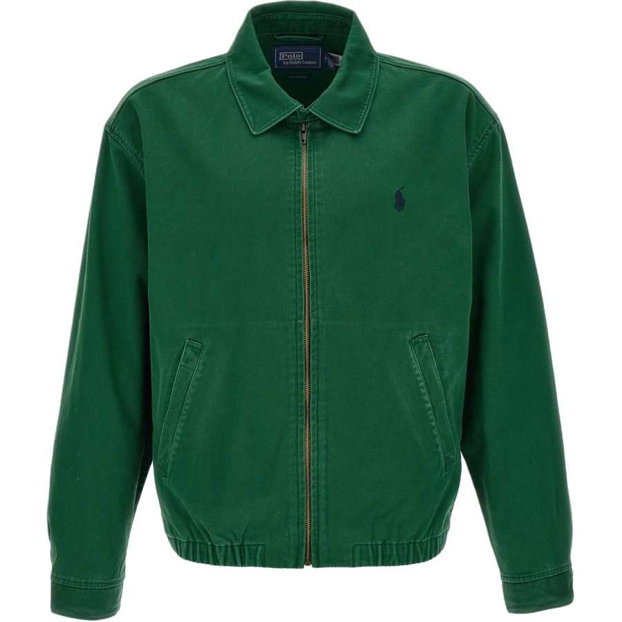Polo Ralph Lauren Jackets Men's Green Lapel Moderate Other