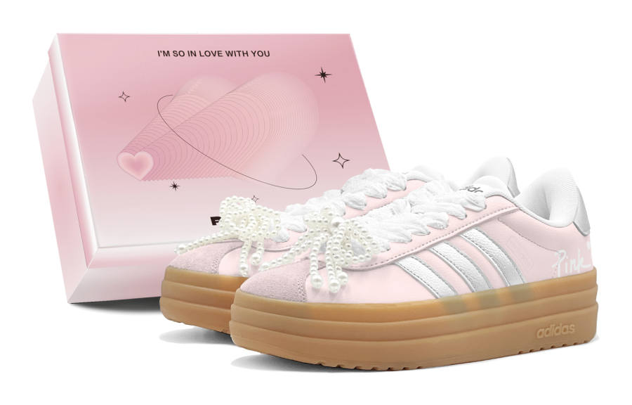Adidas Adidas VL Court Bold Skateboard Shoes Women's Low Top White