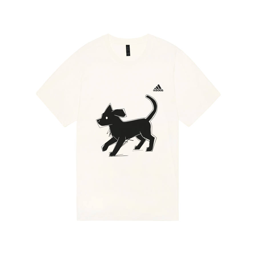 Adidas Adidas MUST HAVES T Shirts Unisex Ecru Crew Neck Moderate