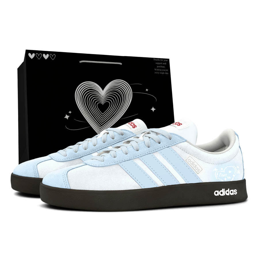 Adidas Adidas VL COURT 2.0 German Army Trainers Women's Low Top Blue