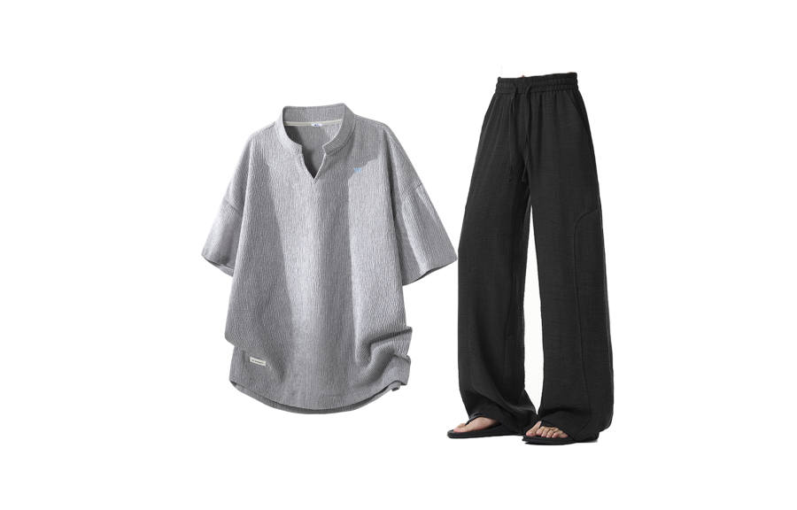 WARRIOR WARRIOR Casual Sportswear Unisex Half Open Collar Thin
