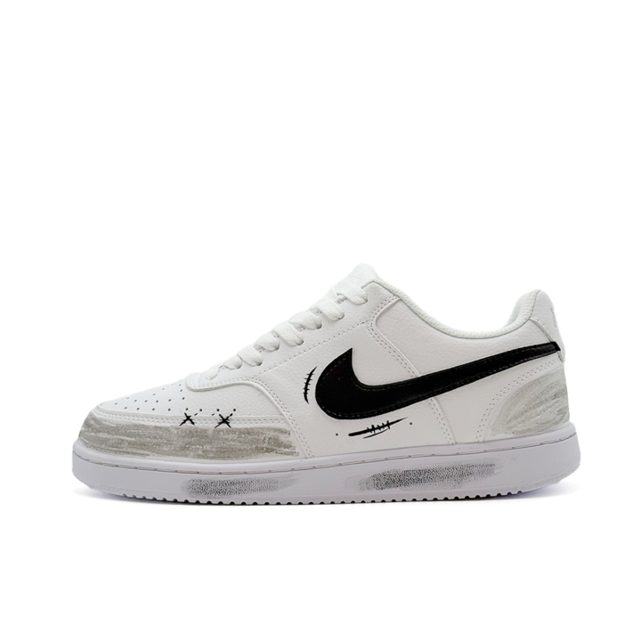 Nike Nike Court Vision 1 Skateboard Shoes Unisex Low Top Black