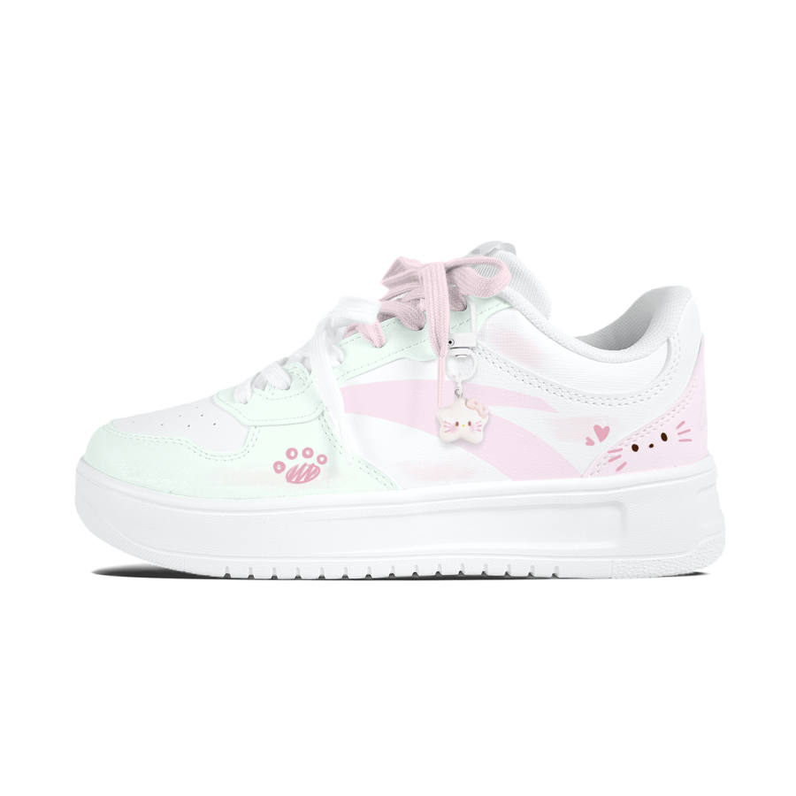 ANTA Easy Skateboard Shoes Women's Low Top White