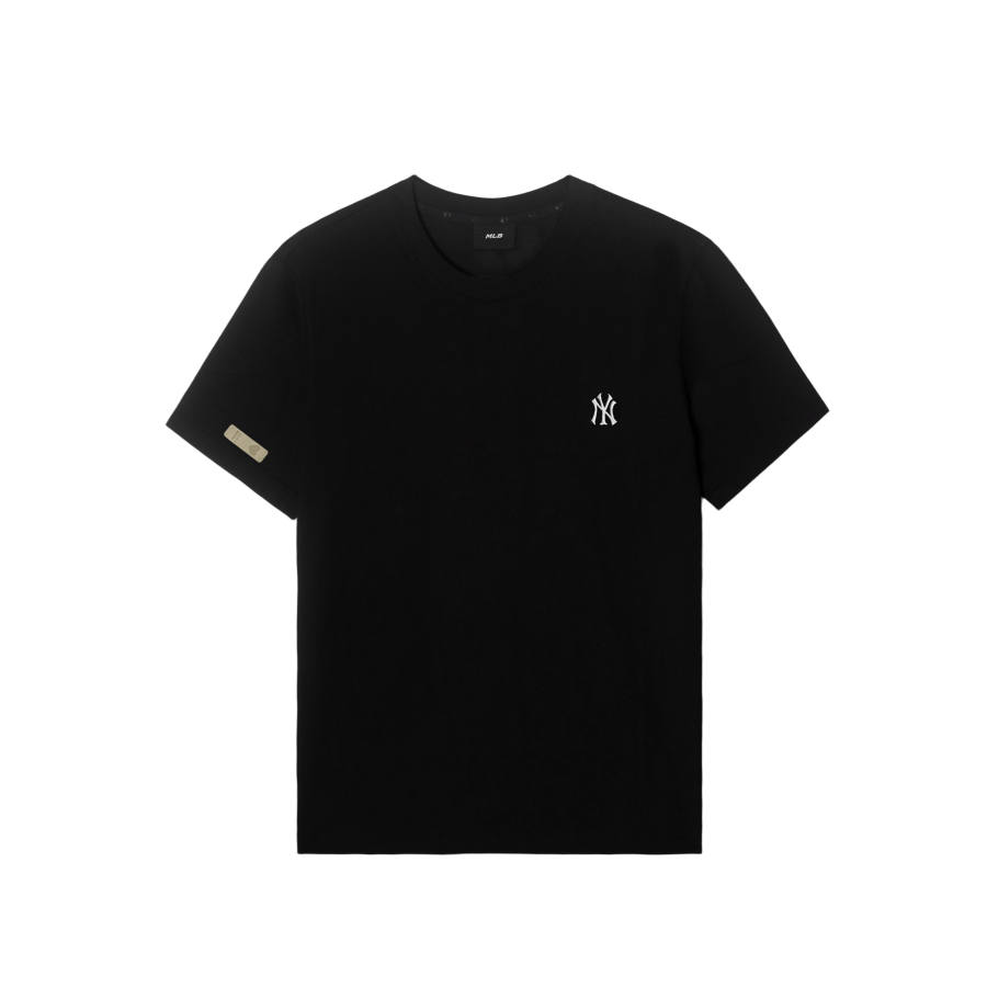 MLB T Shirts Unisex New York Yankees/Black Crew Neck Moderate Straight Fit