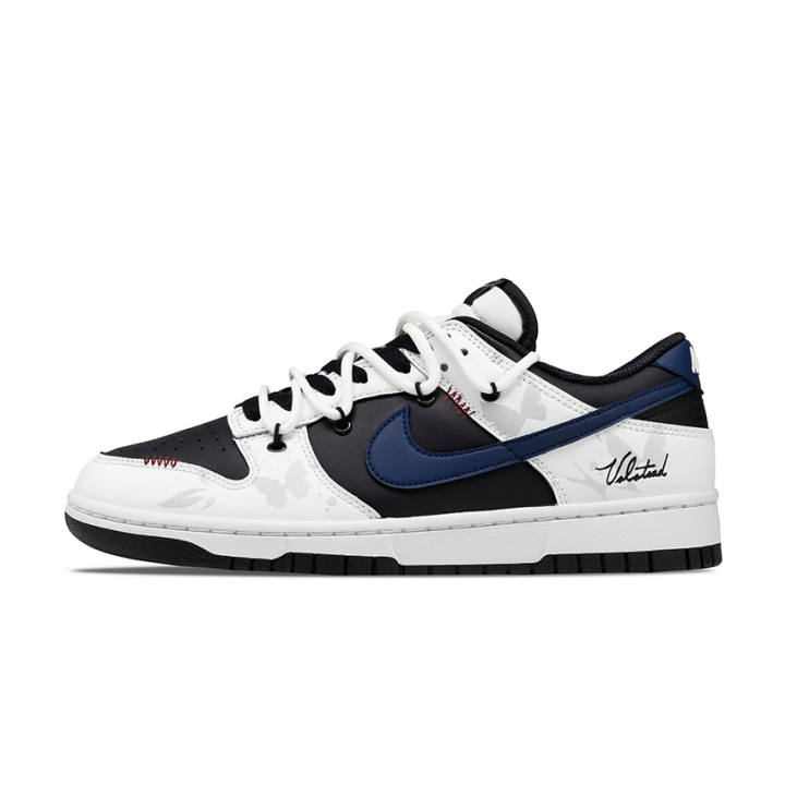 Nike Nike Dunk Skateboard Shoes Unisex Low Top White/Black/Gray