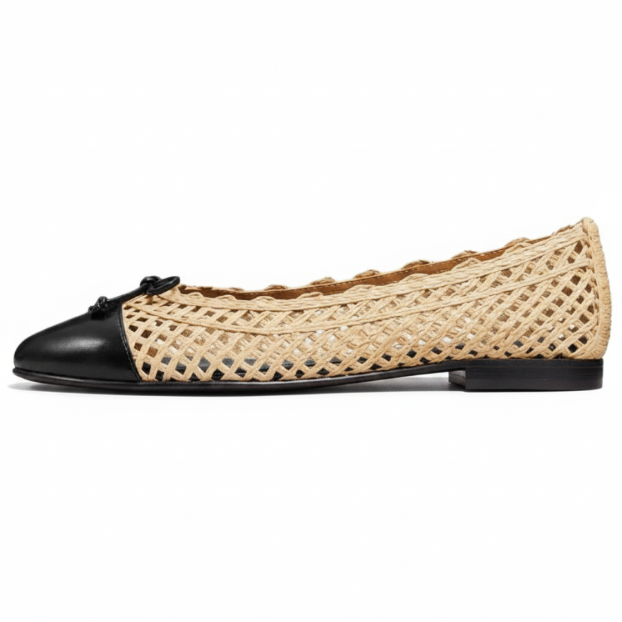 TORY BURCH Women's Casual Shoes Women's Natural Original Patchwork Black