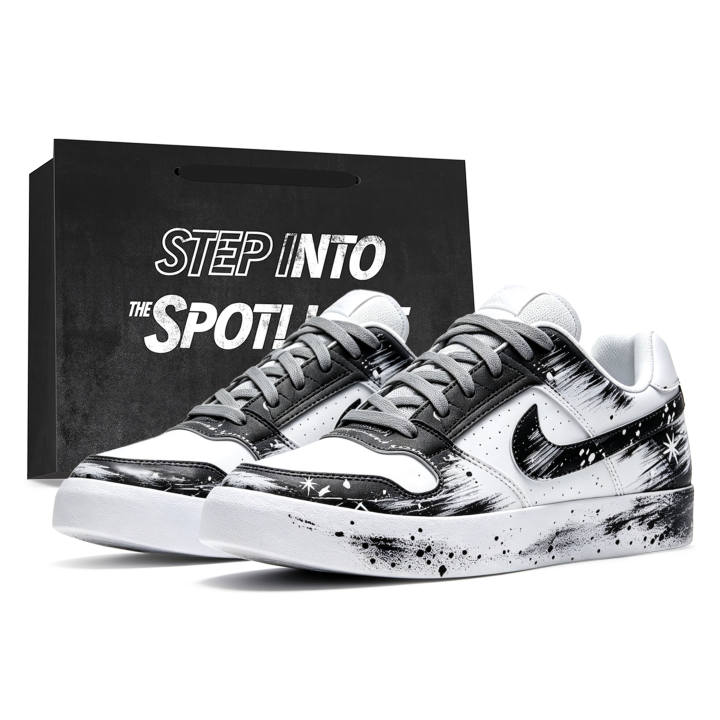 Nike Nike SB Delta Skateboard Shoes Unisex Low Top Black/White/Gray