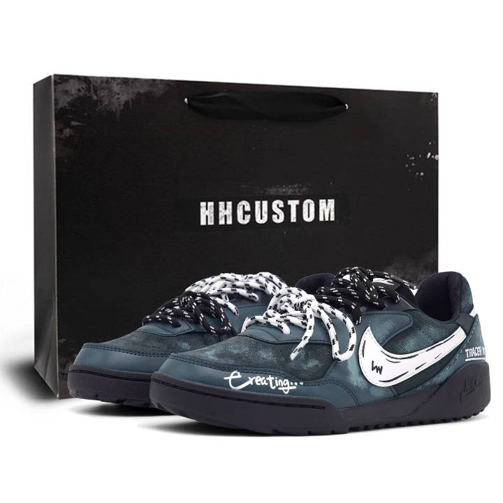 Nike Nike Skateboard Shoes Unisex Low Top Black/Blue
