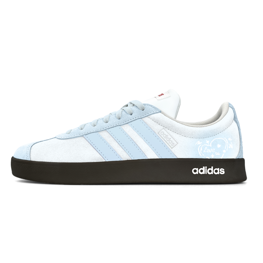 Adidas Adidas VL COURT 2.0 German Army Trainers Women's Low Top Blue