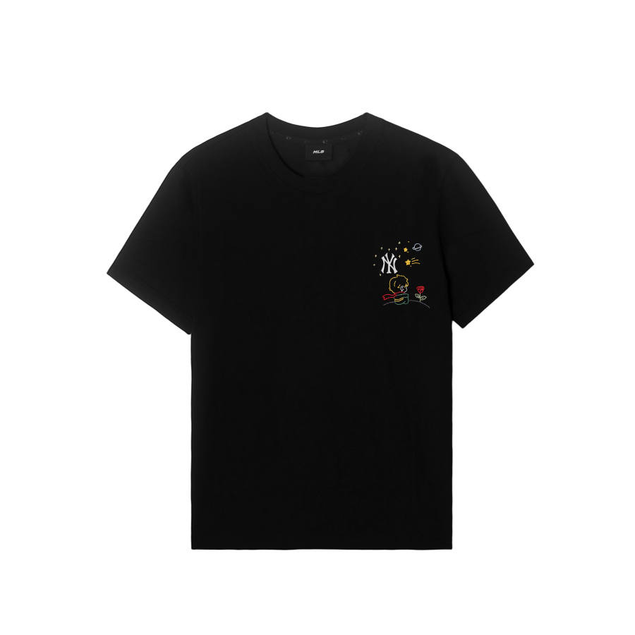 MLB T Shirts Unisex New York Yankees/Black Crew Neck Moderate Straight Fit