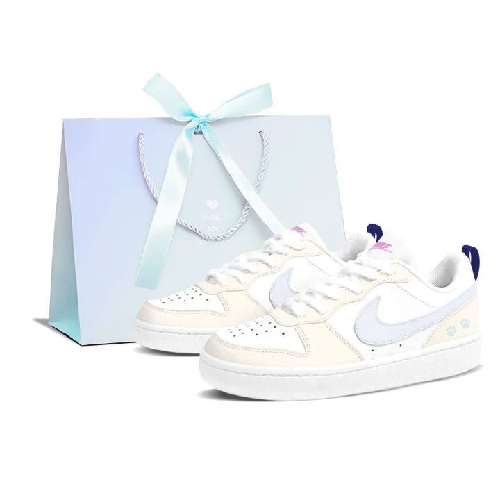 Nike Nike Court Borough Cheese Cream Low top Skateboard Shoes Unisex Cream Yellow