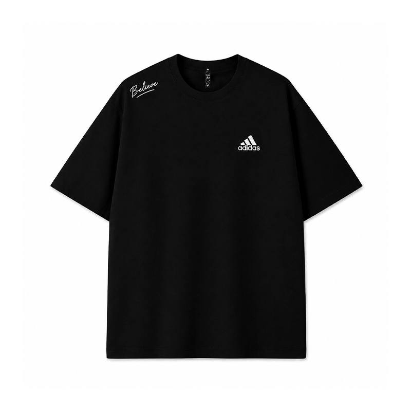 Adidas Adidas MUST HAVES T Shirts Unisex Black Crew Neck Moderate