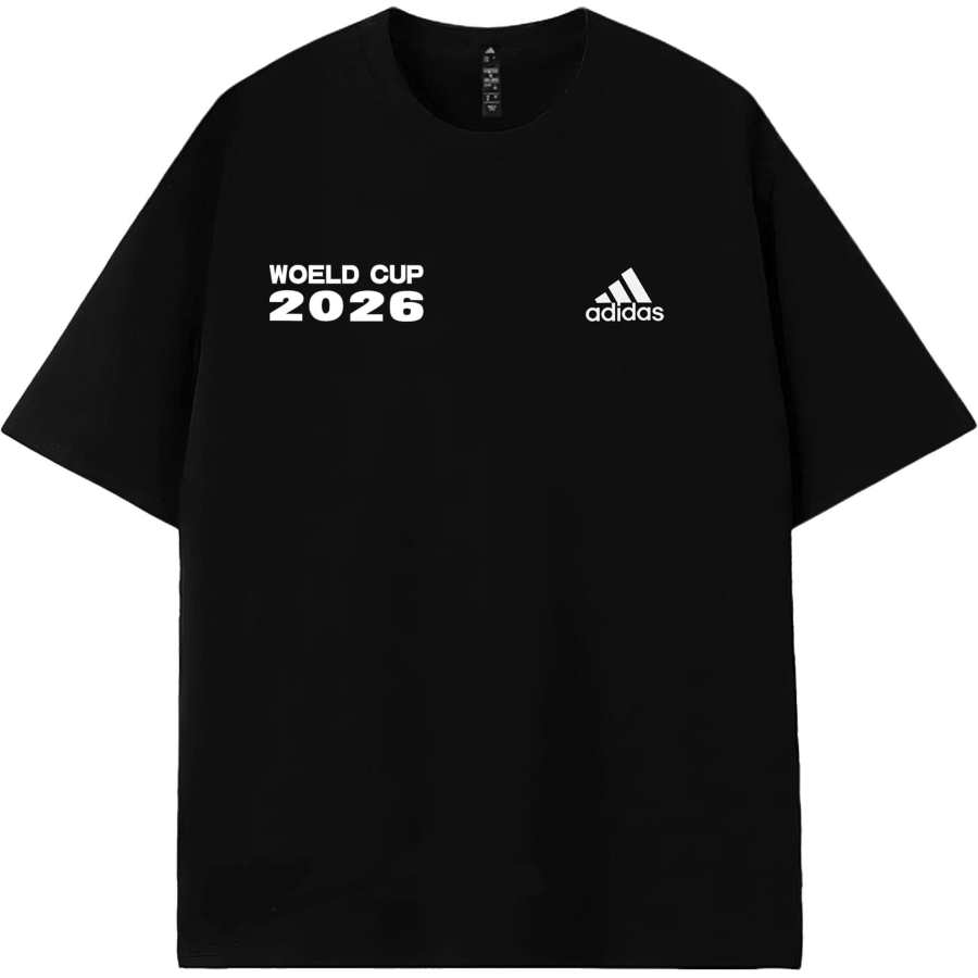 Adidas Adidas MUST HAVES T Shirts Unisex Black Crew Neck Moderate Straight Fit