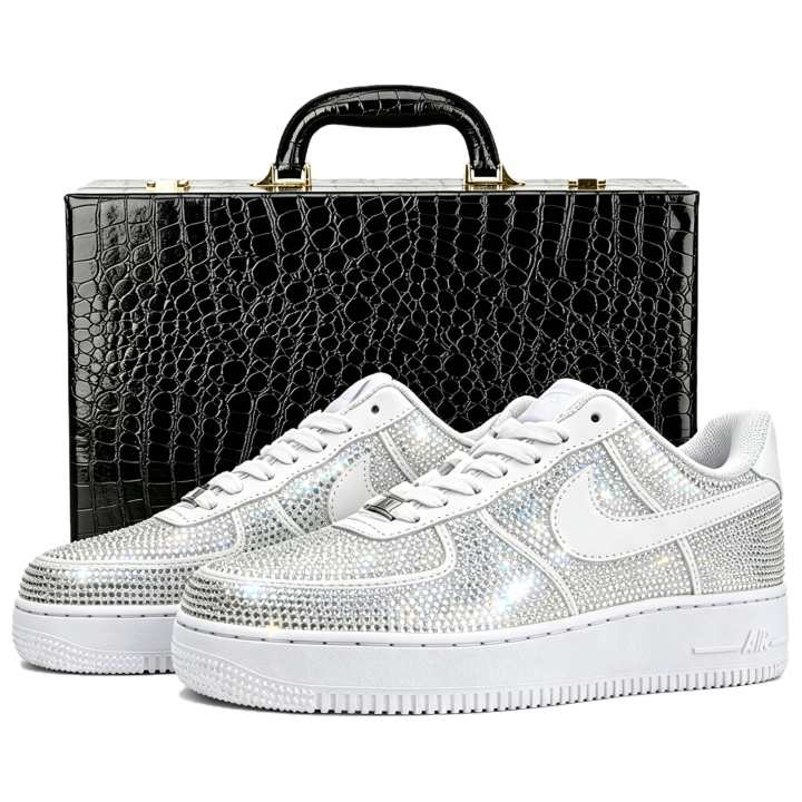 Nike Nike Air Force 1 Cushioning Breathable Support Low top Skateboard Shoes Men's White